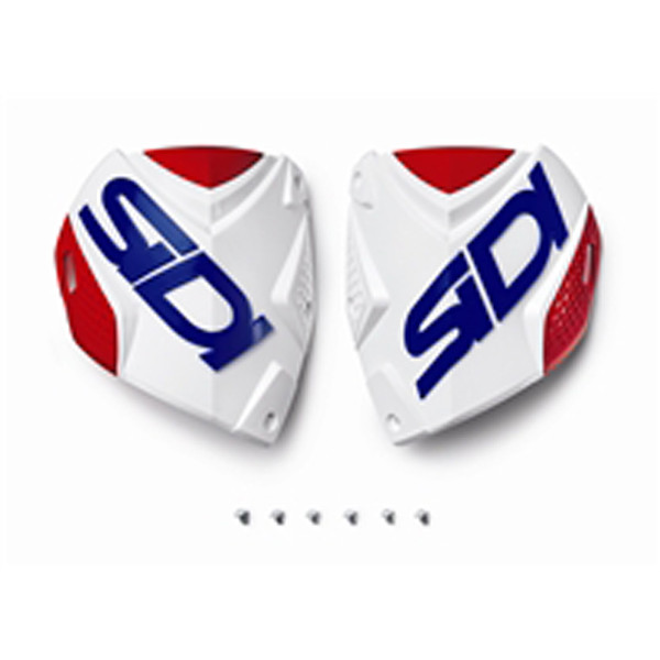 SIDI Sidi Crossfire 2 Shin Plate White/Red/Blue